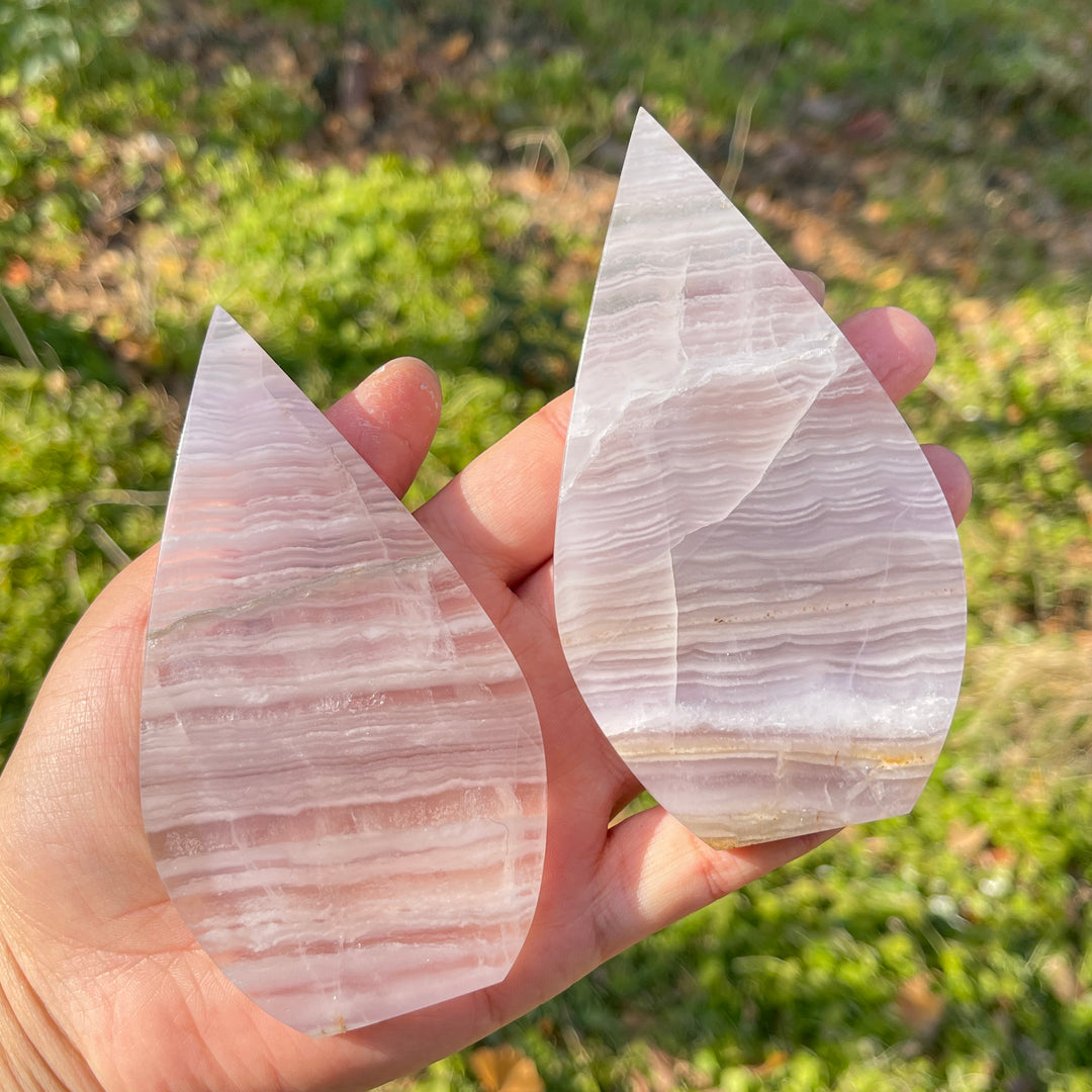 Natural Crystal Fluorite Teardrop