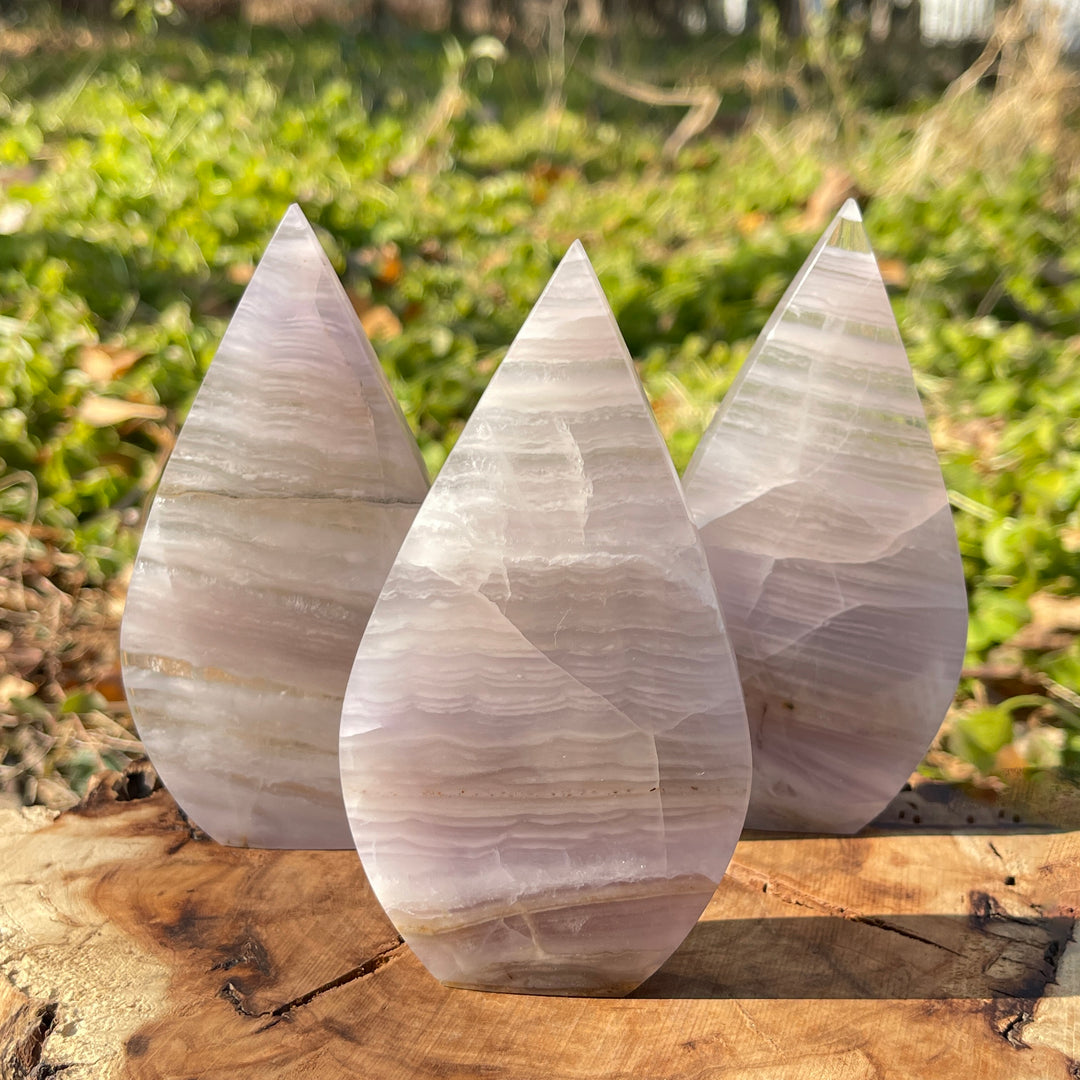 Natural Crystal Fluorite Teardrop