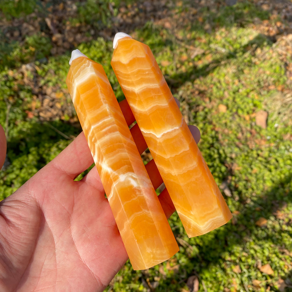 Yellow Calcite Tower