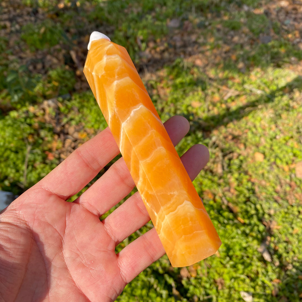 Yellow Calcite Tower