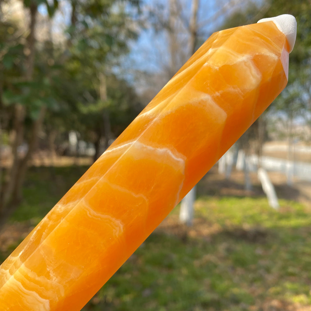 Yellow Calcite Tower