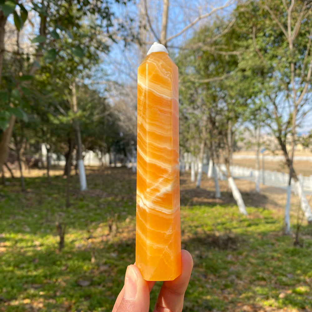 Yellow Calcite Tower