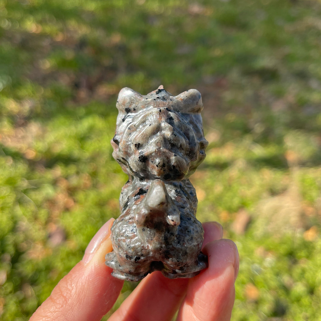 Natural Crystal Carving Yooperlite Qilin