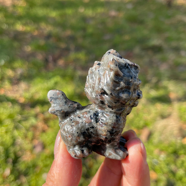 Natural Crystal Carving Yooperlite Qilin