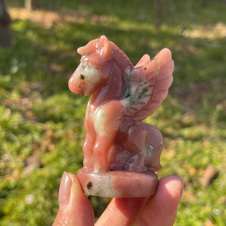 Natural Crystal Carving Pegasus