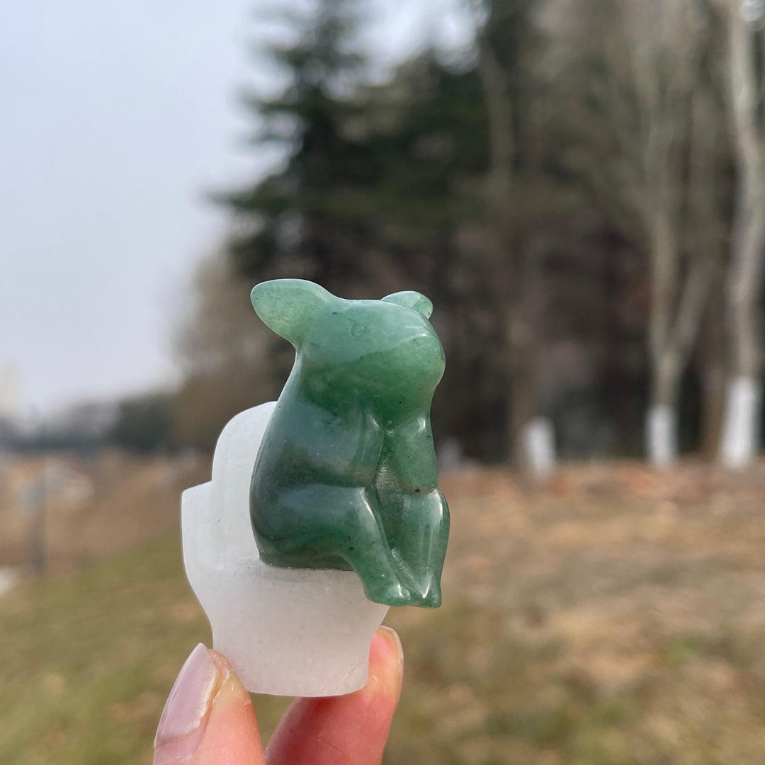 Natural Crystal Carved Toilet Pig