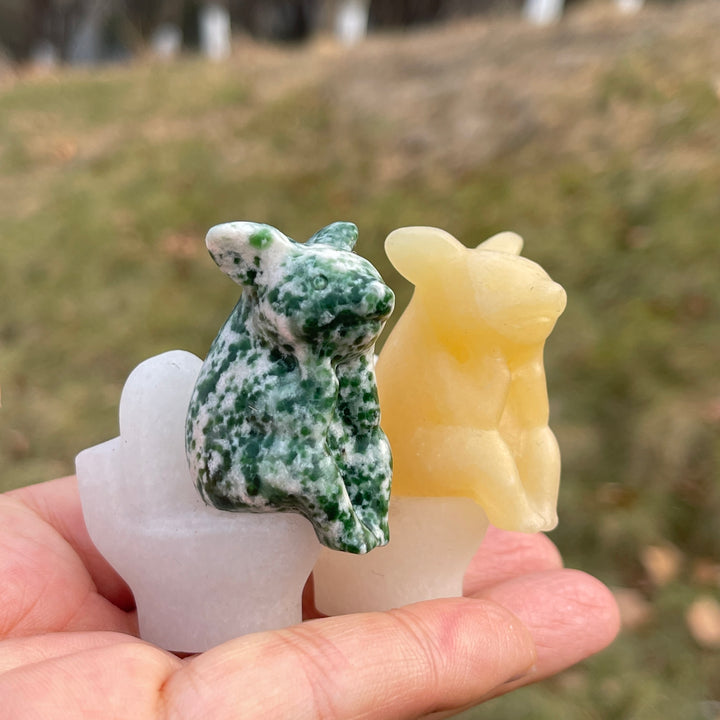 Natural Crystal Carved Toilet Pig