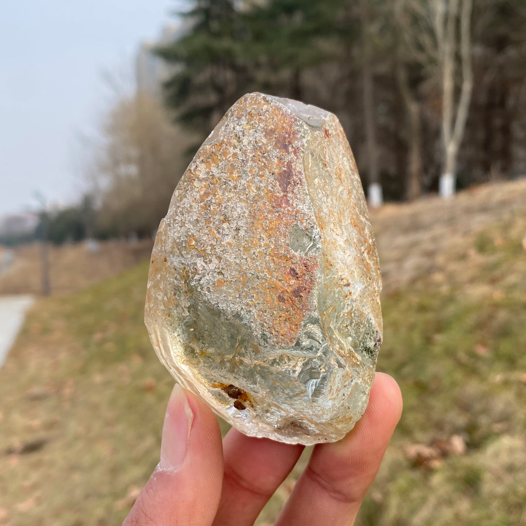 Unique,Imperfect Garden Quartz Freeform