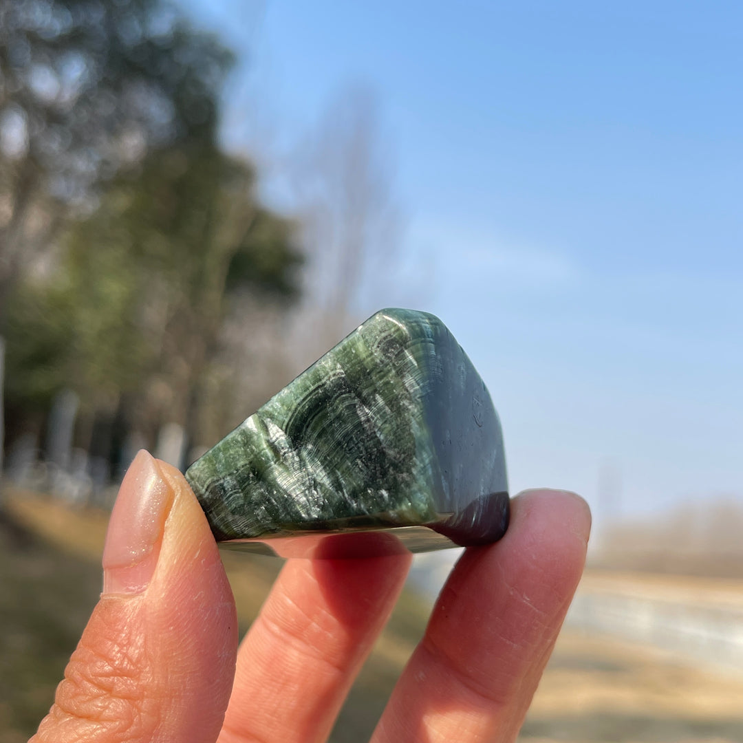 Natural Crystal Seraphinite Freeform