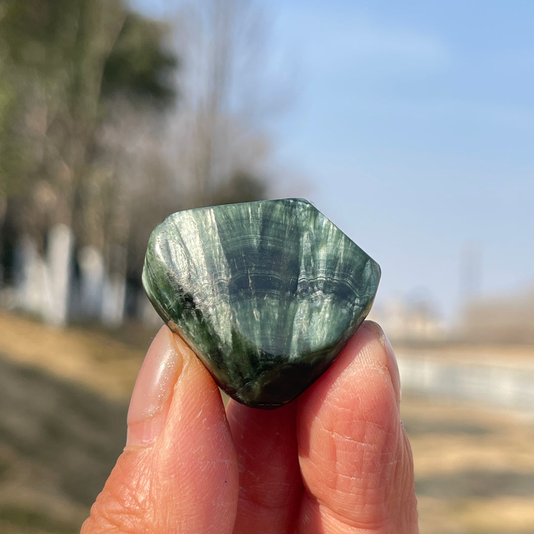 Natural Crystal Seraphinite Freeform