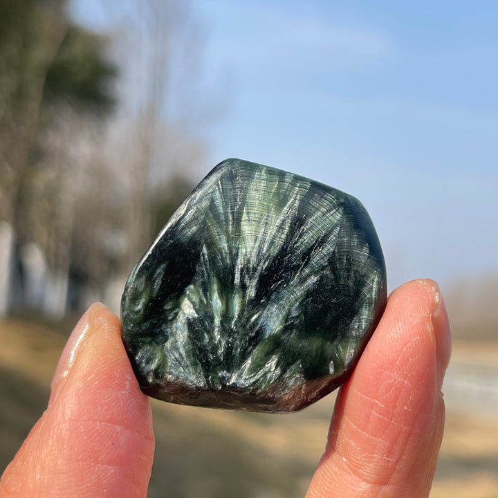 Natural Crystal Seraphinite Freeform