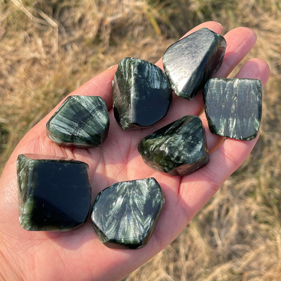 Natural Crystal Seraphinite Freeform