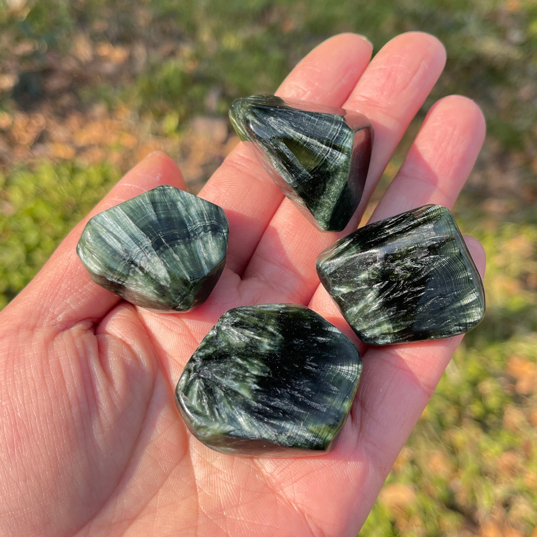 Natural Crystal Seraphinite Freeform