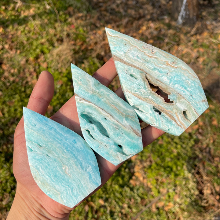 Natural Crystal Hemimorphite Teardrop