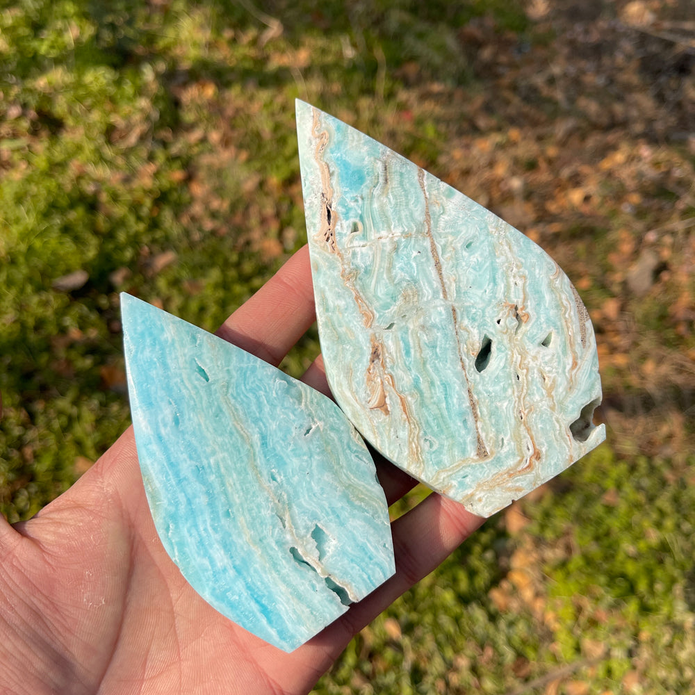 Natural Crystal Hemimorphite Teardrop