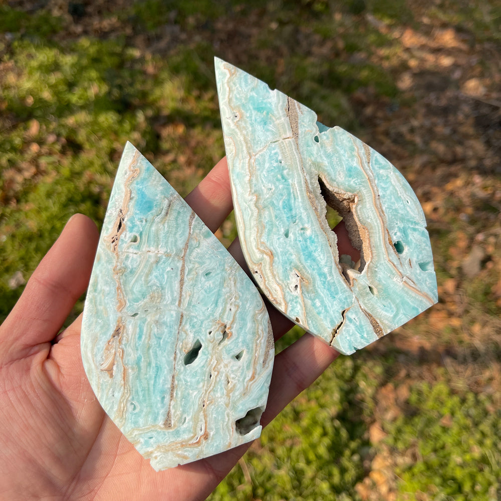 Natural Crystal Hemimorphite Teardrop