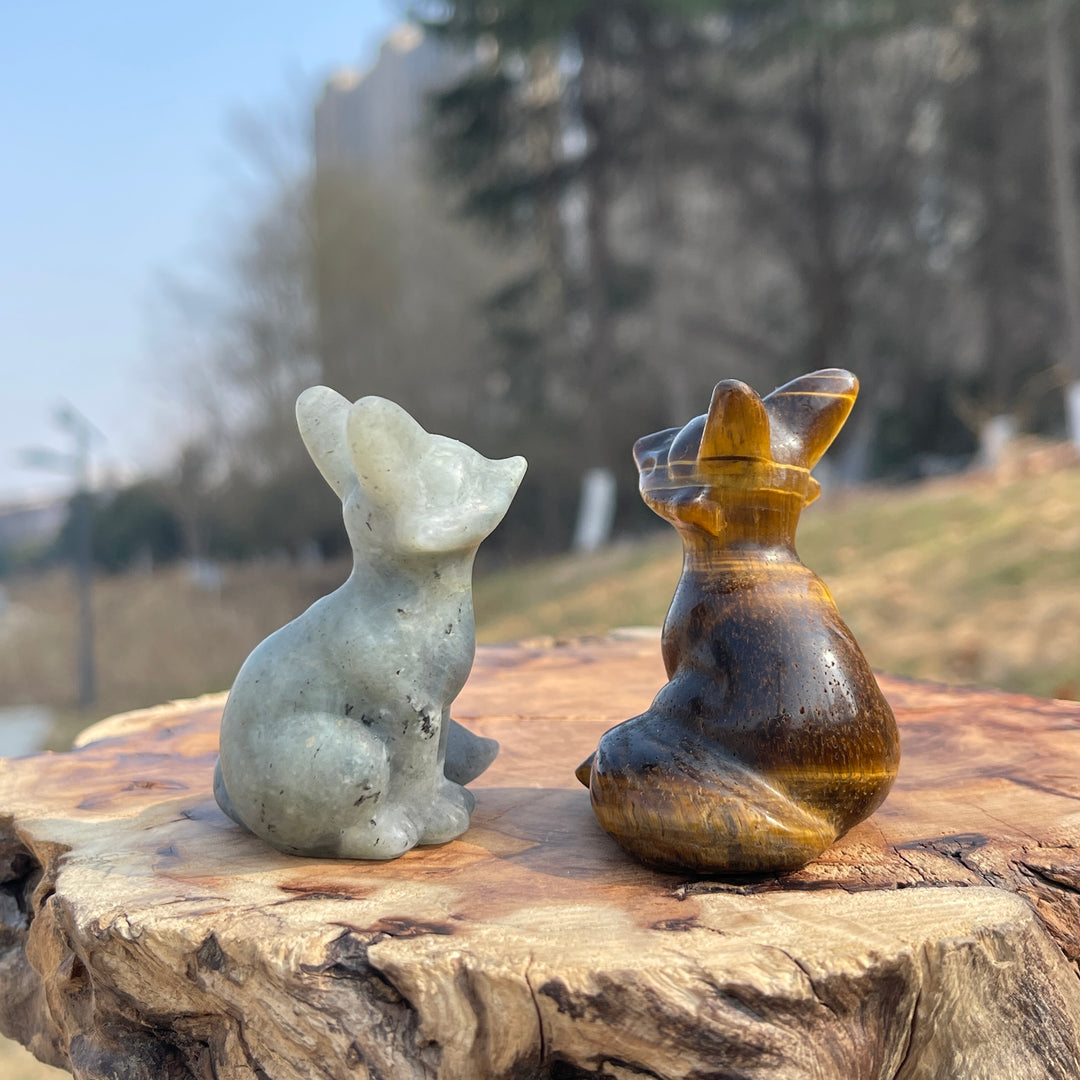 Sculpture de renards