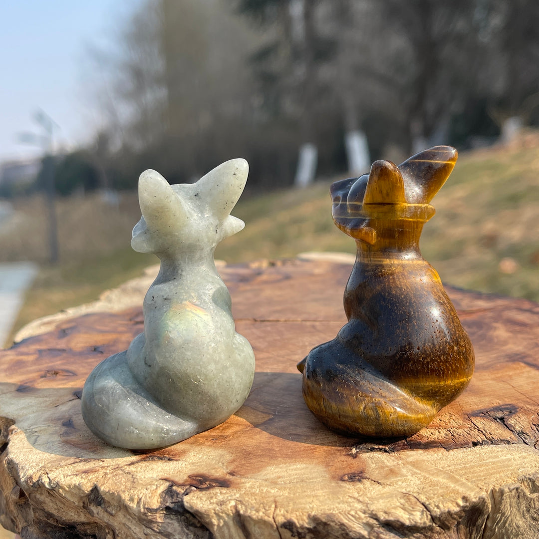 Sculpture de renards