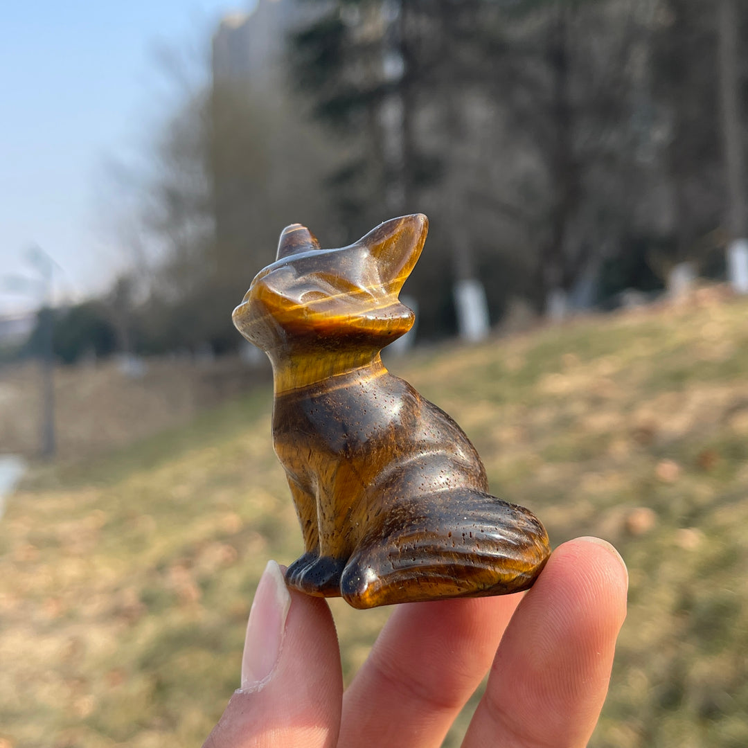 Sculpture de renards