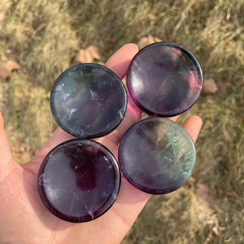 Natural Crystal Fluorite Bowl