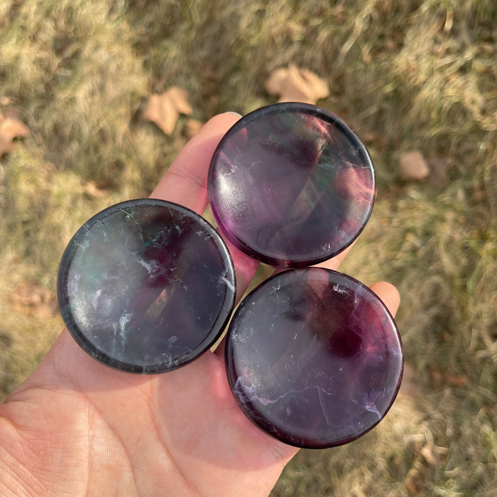 Natural Crystal Fluorite Bowl