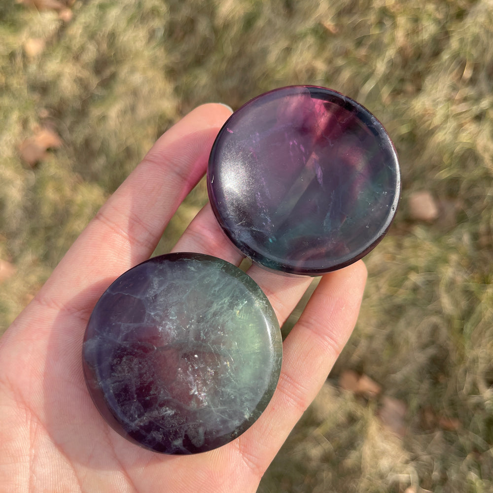 Natural Crystal Fluorite Bowl
