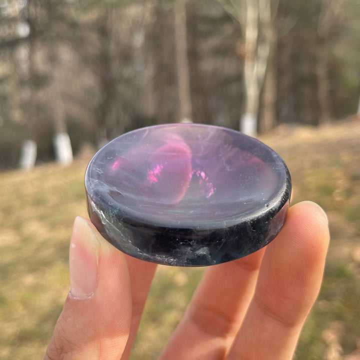 Natural Crystal Fluorite Bowl