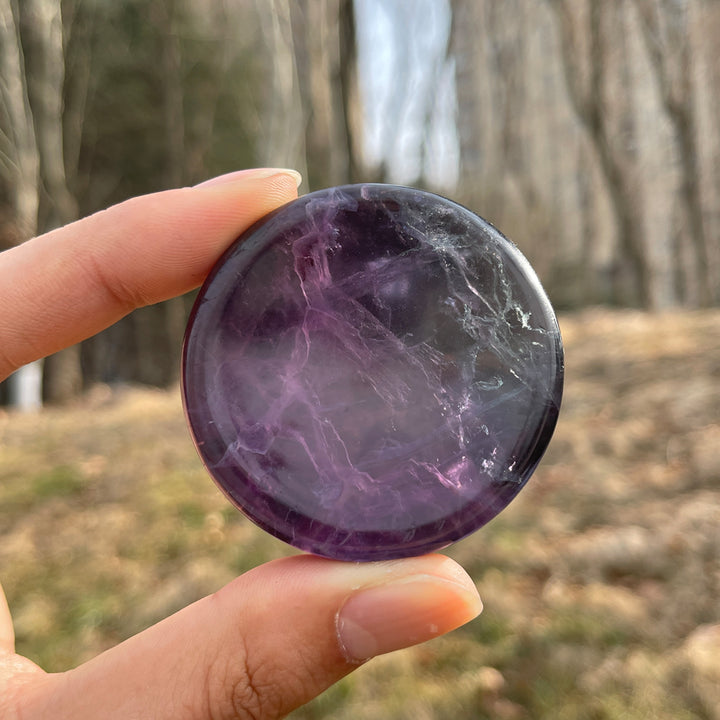 Natural Crystal Fluorite Bowl
