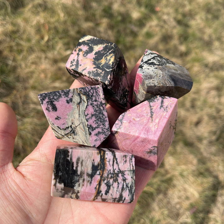 Natural Crystal Rhodonite Freeform