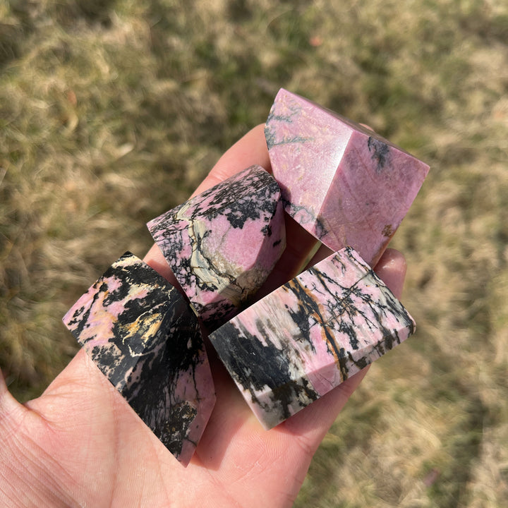 Natural Crystal Rhodonite Freeform