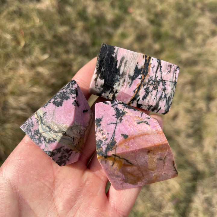Natural Crystal Rhodonite Freeform