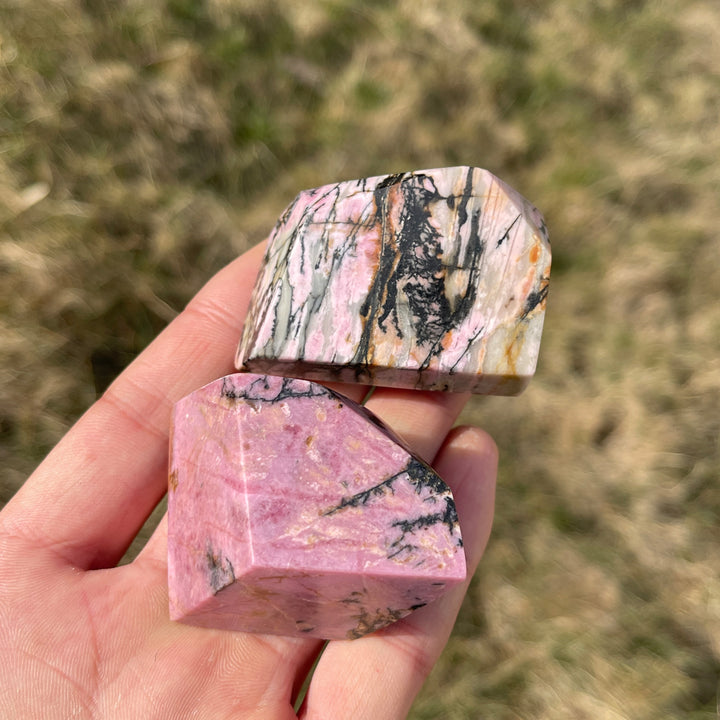 Natural Crystal Rhodonite Freeform