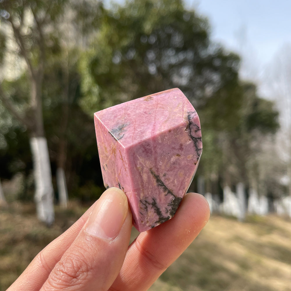 Natural Crystal Rhodonite Freeform