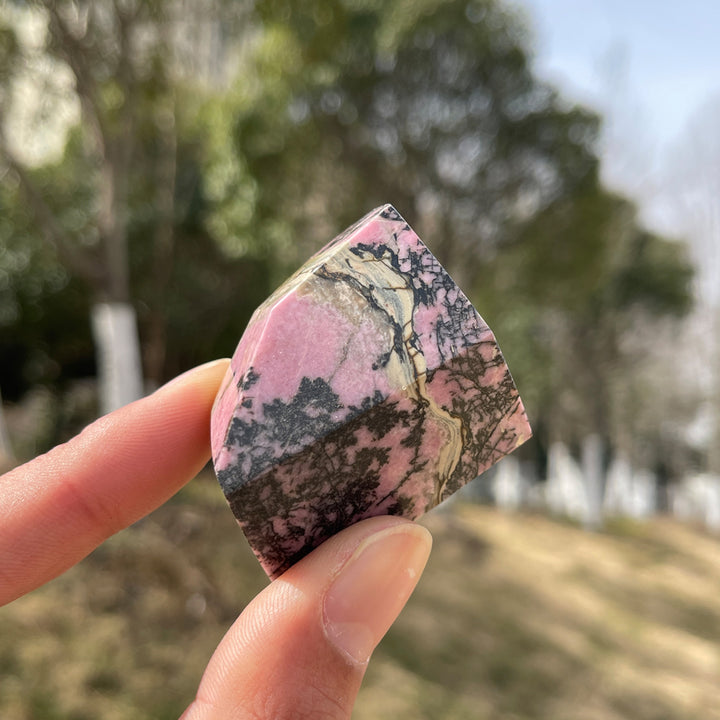 Natural Crystal Rhodonite Freeform