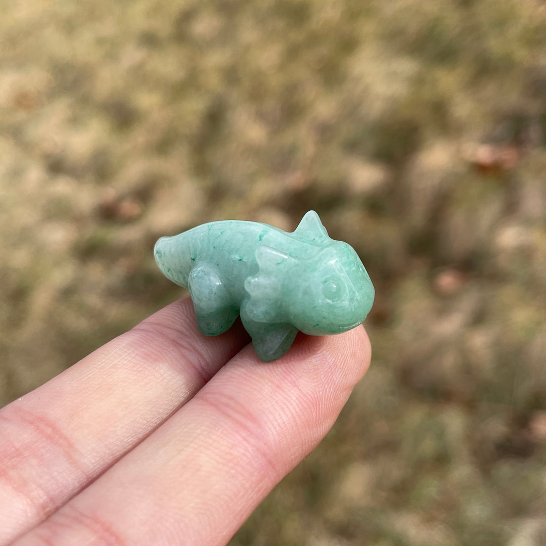 Natural Crystal Carving Mini Salamander