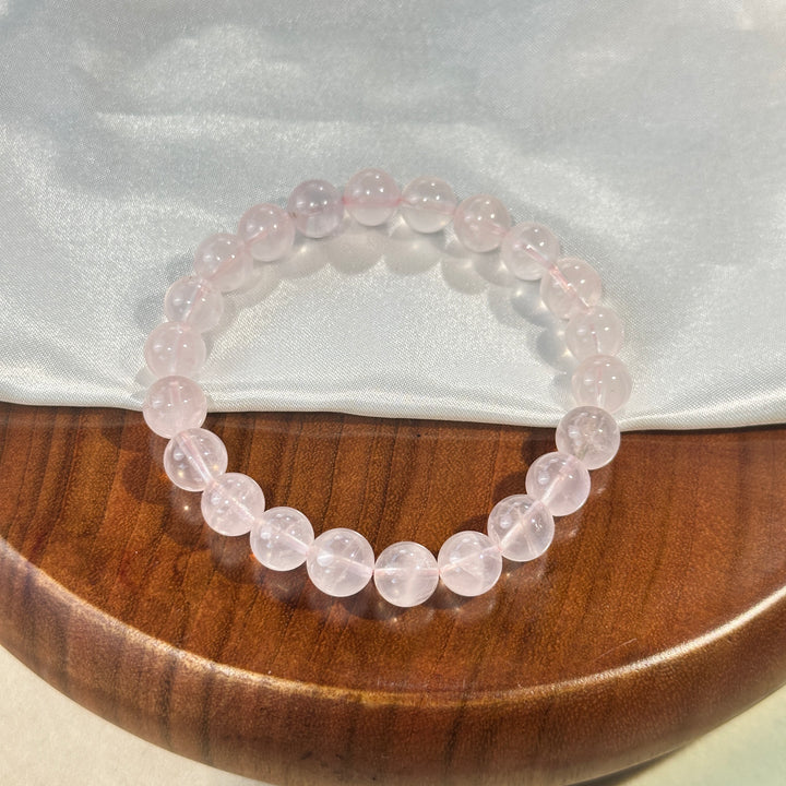 Rose Quartz Bracelet 8.5-8.9mm