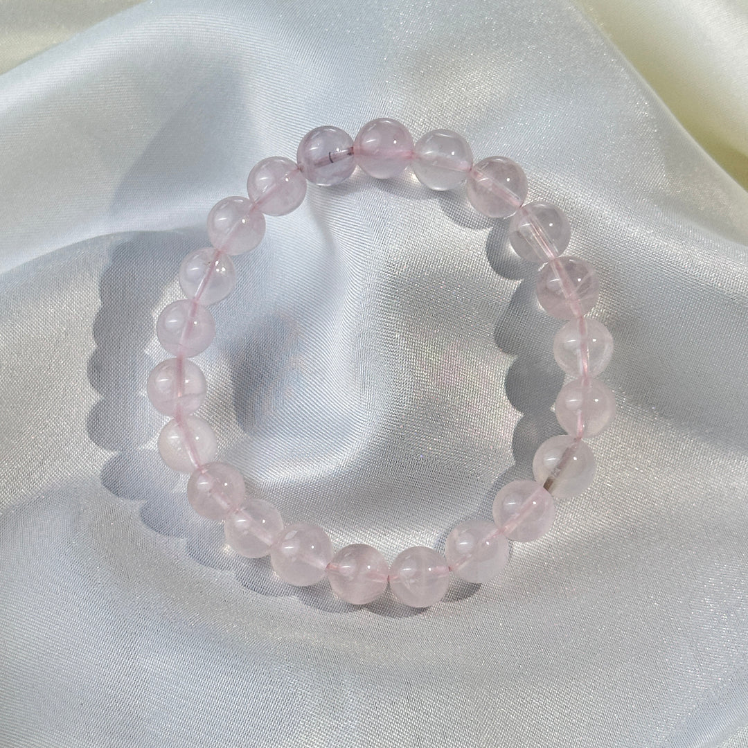 Rose Quartz Bracelet 8.5-8.9mm