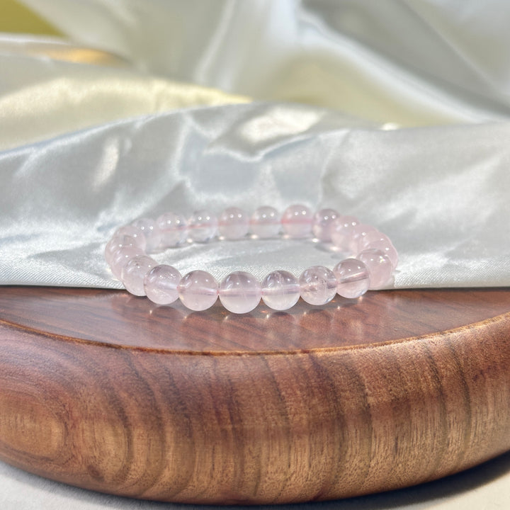 Rose Quartz Bracelet 8.5-8.9mm