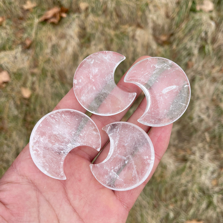 Clear Quartz Moon