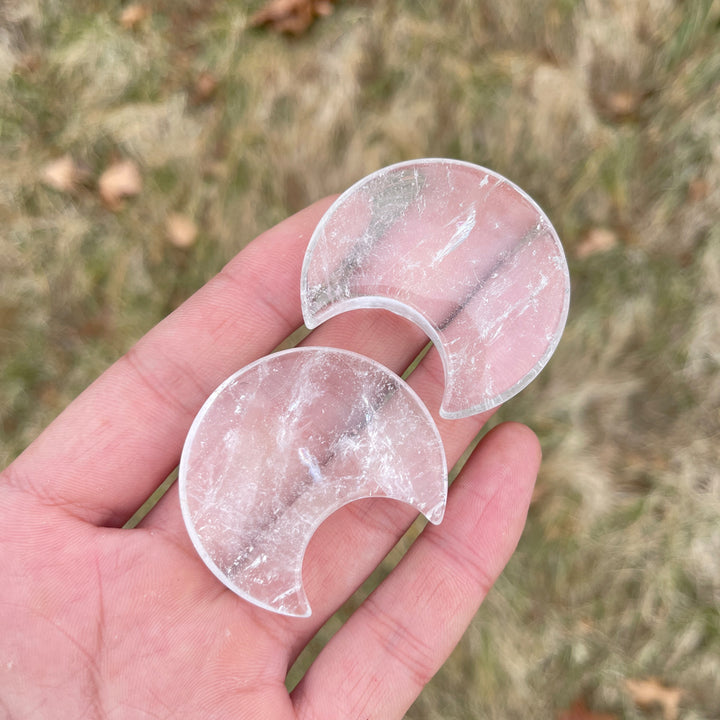 Clear Quartz Moon