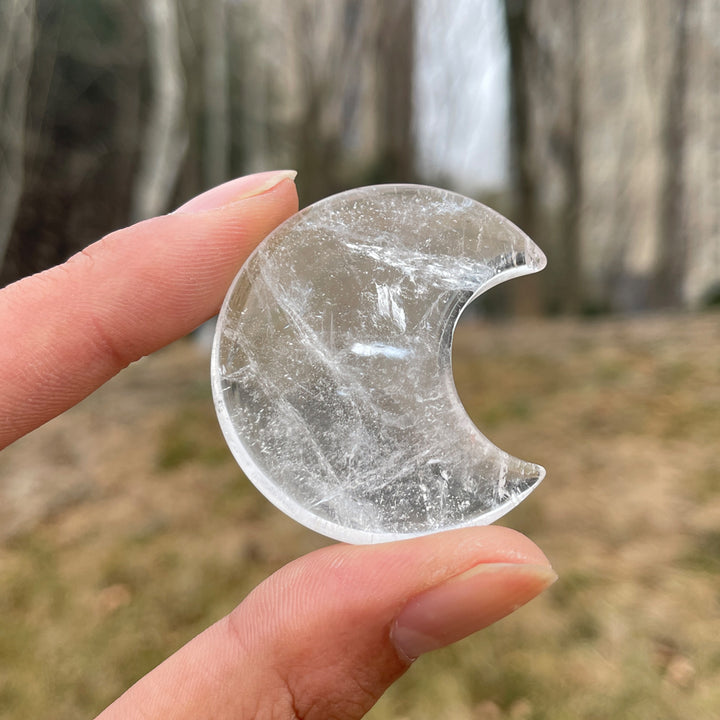 Clear Quartz Moon