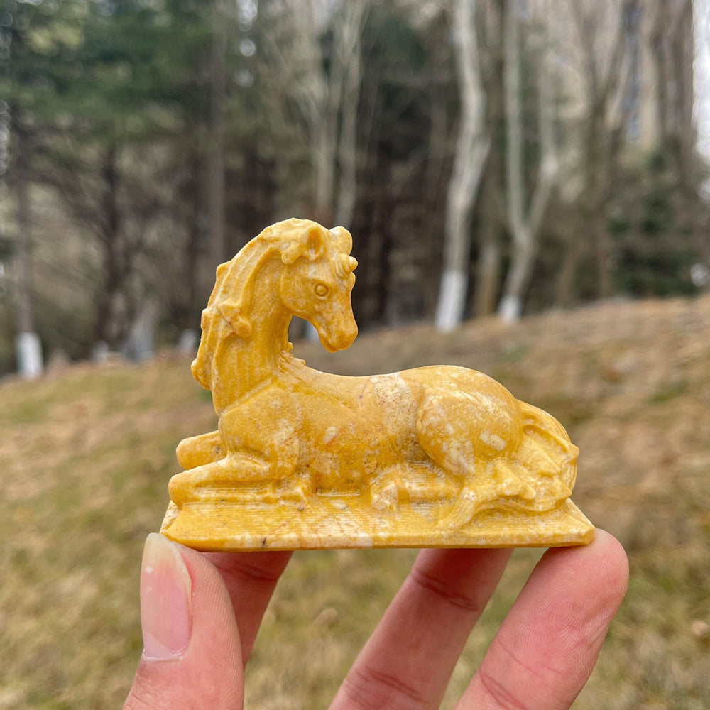 Natural Crystal Carving Unicorn