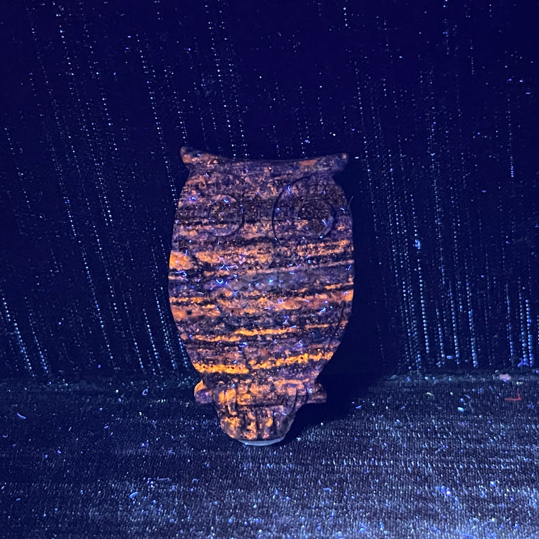 Natural Crystal Carving Owl