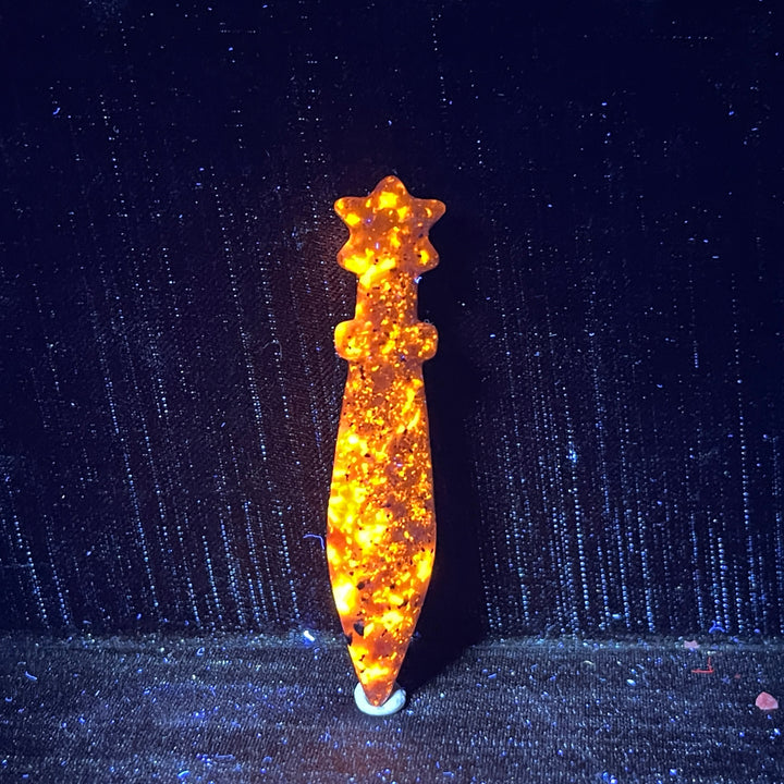 Natural Crystal Carving Mini Dagger