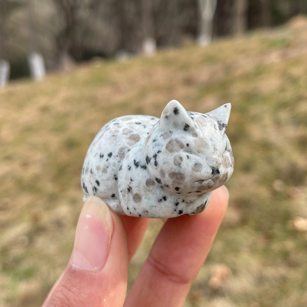 Natural Carving Loaf Cat