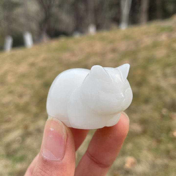 Natural Carving Loaf Cat