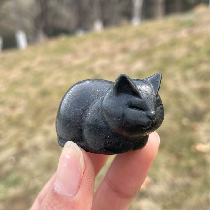 Natural Carving Loaf Cat