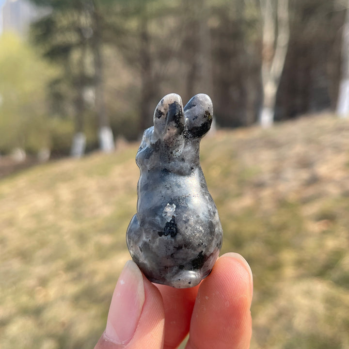 Natural Carving Tiny Cute Rabbit