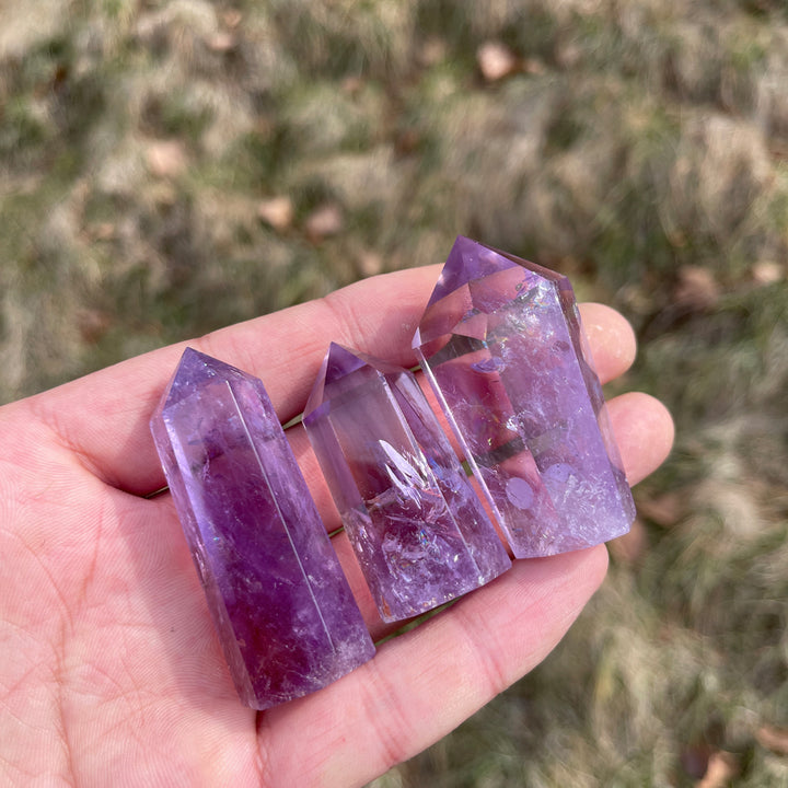 Imperfect,Natural Crystal Ametrine Point