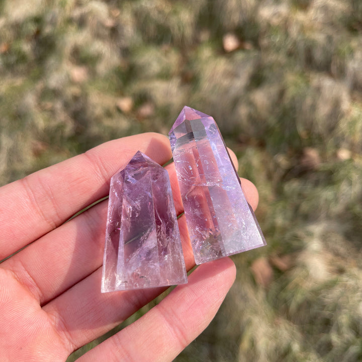 Imperfect,Natural Crystal Ametrine Point